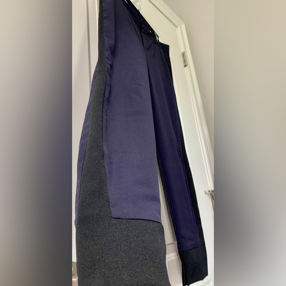 Calvin Klein Women’s 6 Navy Blue Side Stripe Tuxedo Tapered Trouser Pants/Slacks - Picture 3 of 10